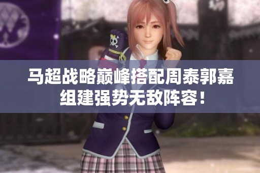 马超战略巅峰搭配周泰郭嘉 组建强势无敌阵容！
