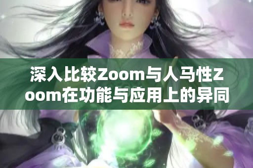 深入比较Zoom与人马性Zoom在功能与应用上的异同之处