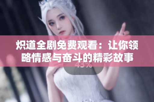 炽道全剧免费观看：让你领略情感与奋斗的精彩故事
