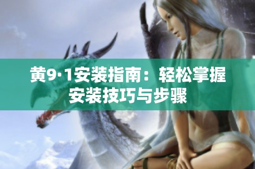 黄9·1安装指南：轻松掌握安装技巧与步骤
