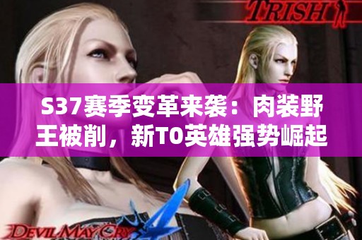 S37赛季变革来袭：肉装野王被削，新T0英雄强势崛起