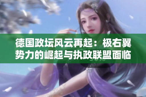 德国政坛风云再起：极右翼势力的崛起与执政联盟面临的挑战