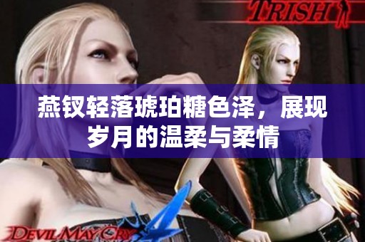 燕钗轻落琥珀糖色泽，展现岁月的温柔与柔情