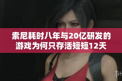 索尼耗时八年与20亿研发的游戏为何只存活短短12天
