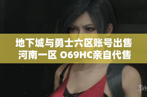 地下城与勇士六区账号出售 河南一区 O69HC亲自代售