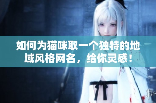 如何为猫咪取一个独特的地域风格网名，给你灵感！