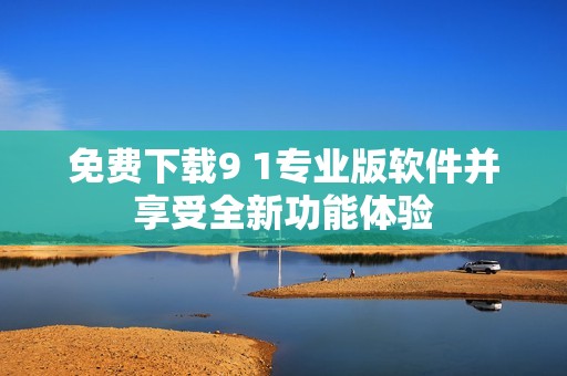 免费下载9 1专业版软件并享受全新功能体验