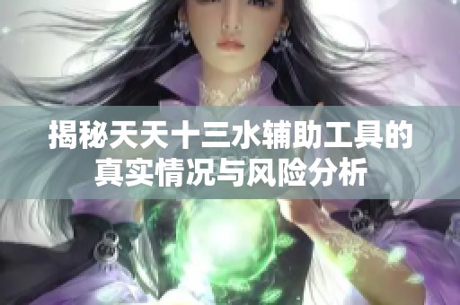 揭秘天天十三水辅助工具的真实情况与风险分析