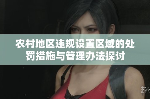 农村地区违规设置区域的处罚措施与管理办法探讨