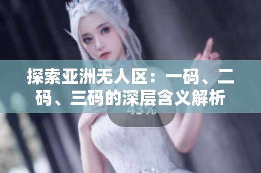探索亚洲无人区：一码、二码、三码的深层含义解析