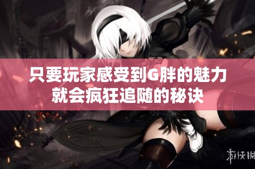 只要玩家感受到G胖的魅力就会疯狂追随的秘诀