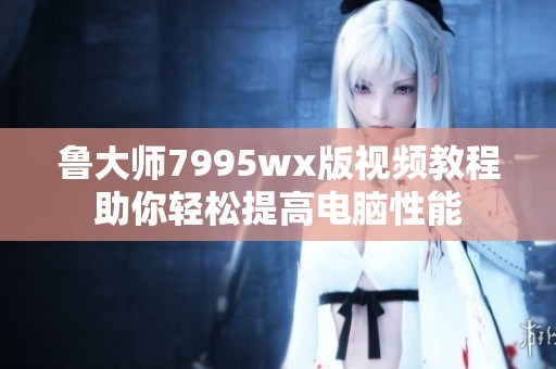 鲁大师7995wx版视频教程助你轻松提高电脑性能