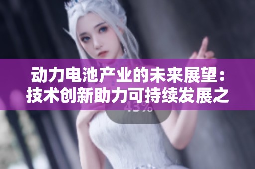 动力电池产业的未来展望：技术创新助力可持续发展之路