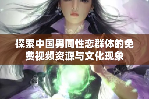 探索中国男同性恋群体的免费视频资源与文化现象
