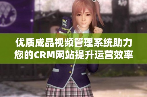 优质成品视频管理系统助力您的CRM网站提升运营效率