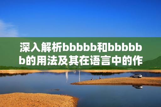 深入解析bbbbb和bbbbbb的用法及其在语言中的作用
