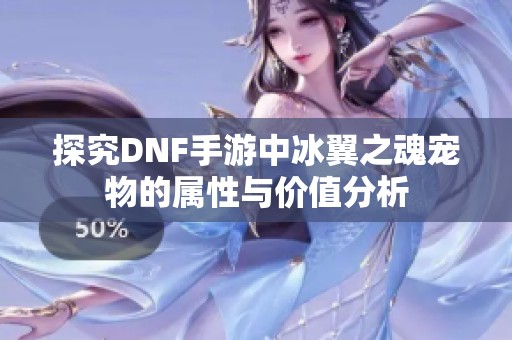 探究DNF手游中冰翼之魂宠物的属性与价值分析