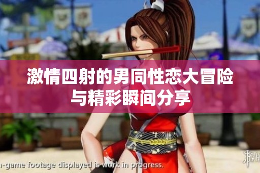 激情四射的男同性恋大冒险与精彩瞬间分享