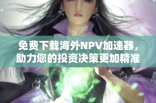 免费下载海外NPV加速器，助力您的投资决策更加精准
