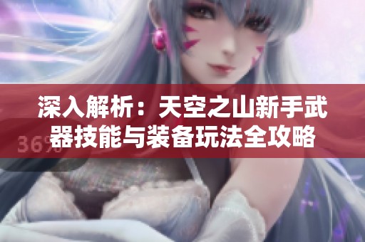 深入解析：天空之山新手武器技能与装备玩法全攻略