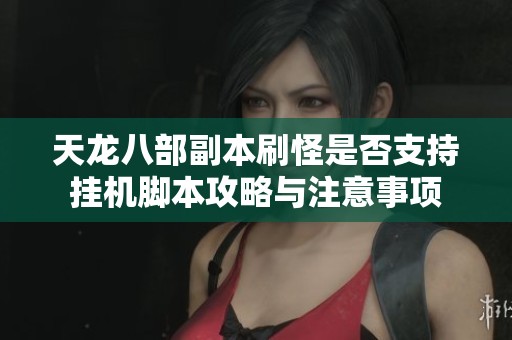 天龙八部副本刷怪是否支持挂机脚本攻略与注意事项