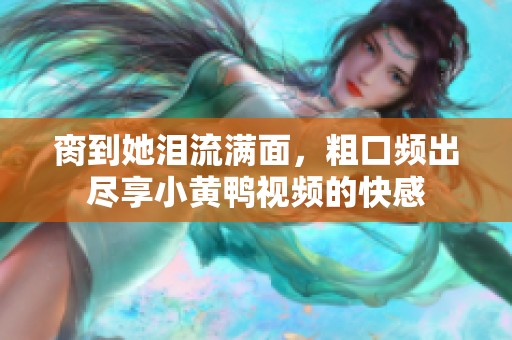 脔到她泪流满面，粗口频出尽享小黄鸭视频的快感