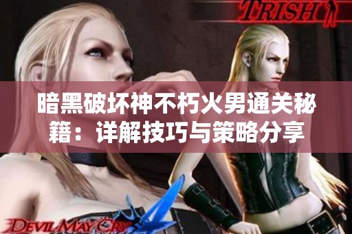 暗黑破坏神不朽火男通关秘籍：详解技巧与策略分享