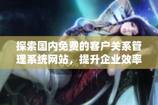 探索国内免费的客户关系管理系统网站，提升企业效率与客户满意度