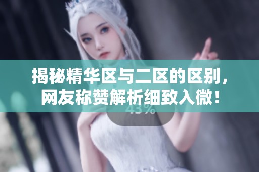 揭秘精华区与二区的区别，网友称赞解析细致入微！