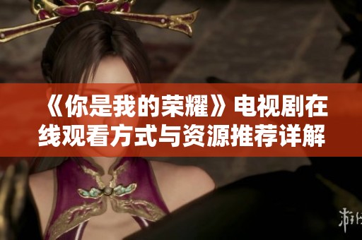 《你是我的荣耀》电视剧在线观看方式与资源推荐详解