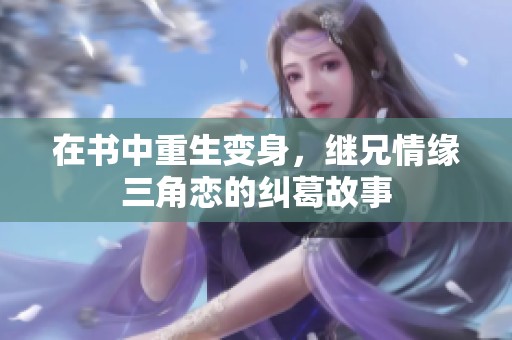在书中重生变身，继兄情缘三角恋的纠葛故事