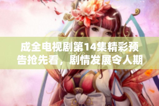 成全电视剧第14集精彩预告抢先看，剧情发展令人期待！