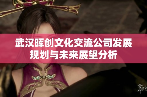 武汉晖创文化交流公司发展规划与未来展望分析