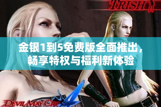 金银1到5免费版全面推出，畅享特权与福利新体验