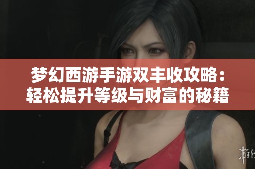 梦幻西游手游双丰收攻略：轻松提升等级与财富的秘籍
