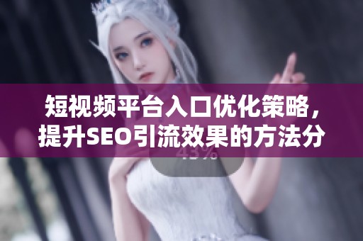 短视频平台入口优化策略，提升SEO引流效果的方法分享