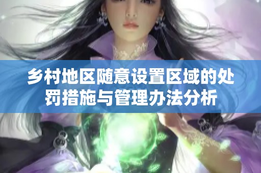 乡村地区随意设置区域的处罚措施与管理办法分析