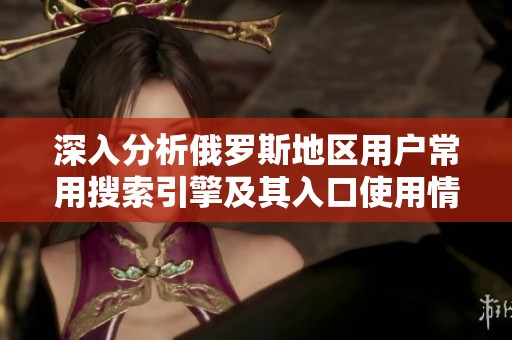 深入分析俄罗斯地区用户常用搜索引擎及其入口使用情况