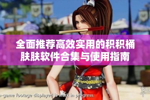 全面推荐高效实用的积积桶肤肤软件合集与使用指南