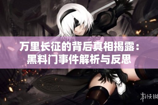 万里长征的背后真相揭露：黑料门事件解析与反思