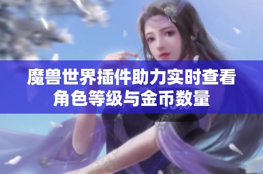 魔兽世界插件助力实时查看角色等级与金币数量