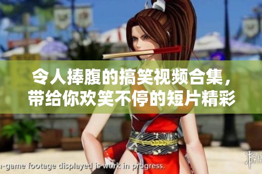 令人捧腹的搞笑视频合集，带给你欢笑不停的短片精彩瞬间