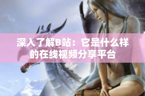 深入了解B站：它是什么样的在线视频分享平台