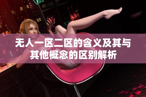 无人一区二区的含义及其与其他概念的区别解析