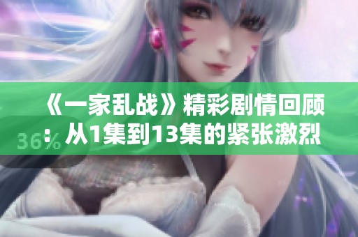 《一家乱战》精彩剧情回顾：从1集到13集的紧张激烈对抗！