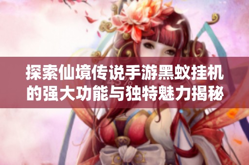 探索仙境传说手游黑蚁挂机的强大功能与独特魅力揭秘游戏辅助工具的优势与体验