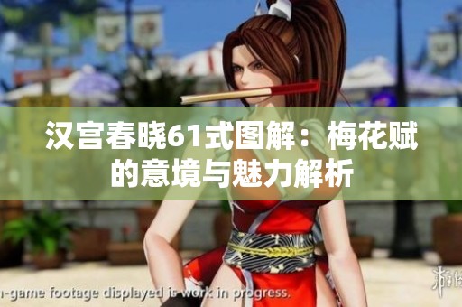汉宫春晓61式图解：梅花赋的意境与魅力解析