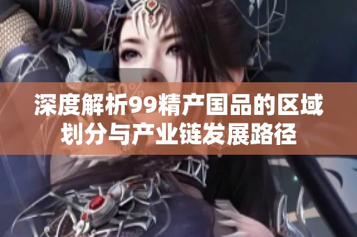 深度解析99精产国品的区域划分与产业链发展路径