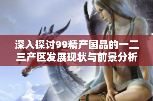 深入探讨99精产国品的一二三产区发展现状与前景分析