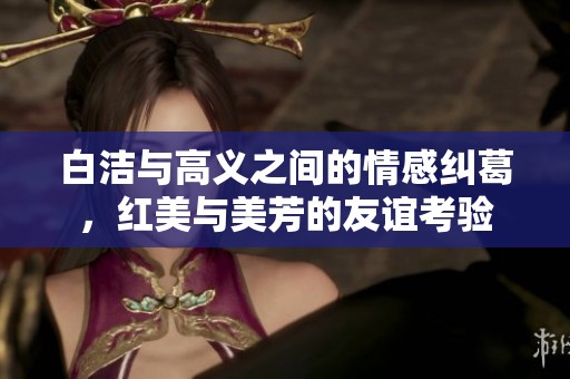 白洁与高义之间的情感纠葛，红美与美芳的友谊考验